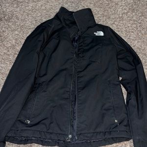 Never worn women’s black North Face winter coat, size medium